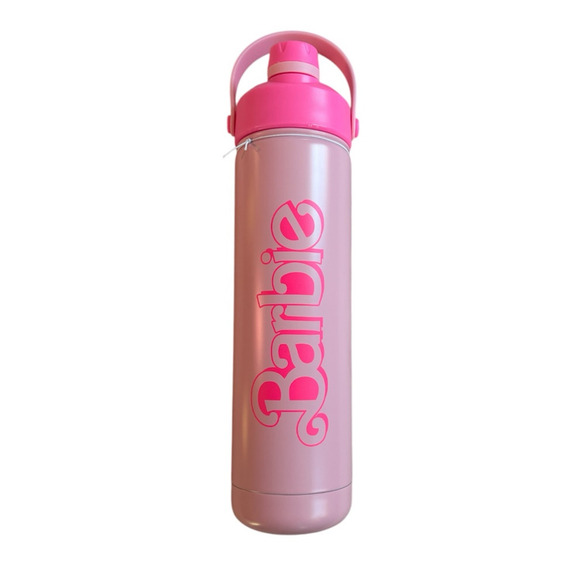 New Barbie Logo Pink Water Bottle 26 Oz. - Picture 1 of 4